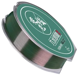 Línea de pesca nailon cambio de color suave y resistente