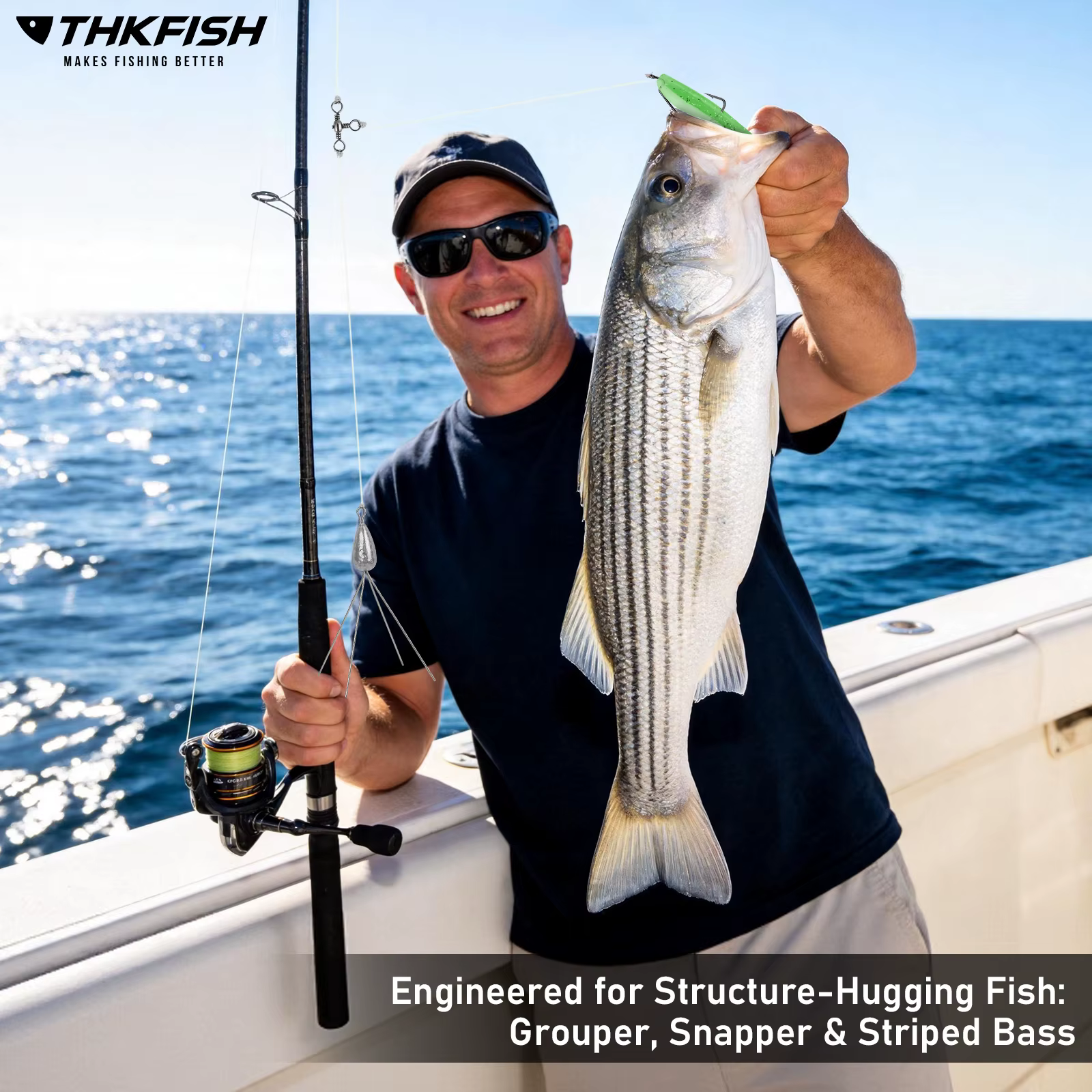 Set de plomos THKFISH con diferentes pesos para pesca de superficie