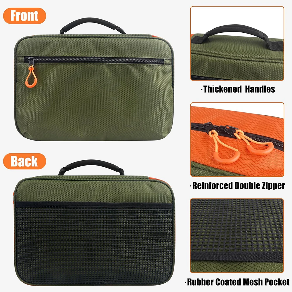 Bolsa de pesca impermeable para señuelos: organizador aparejos - imagen 3