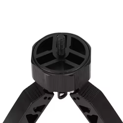 Soporte tienda aluminio negro triangular ajustable con rosca estándar