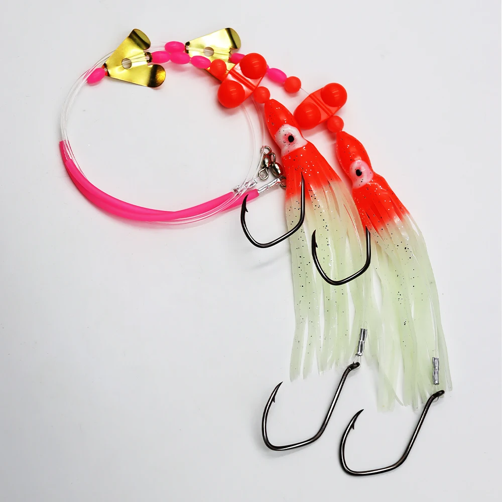 Aparejo bacalao con jig giratorio stinger ZYZHE para agua salada - imagen 4