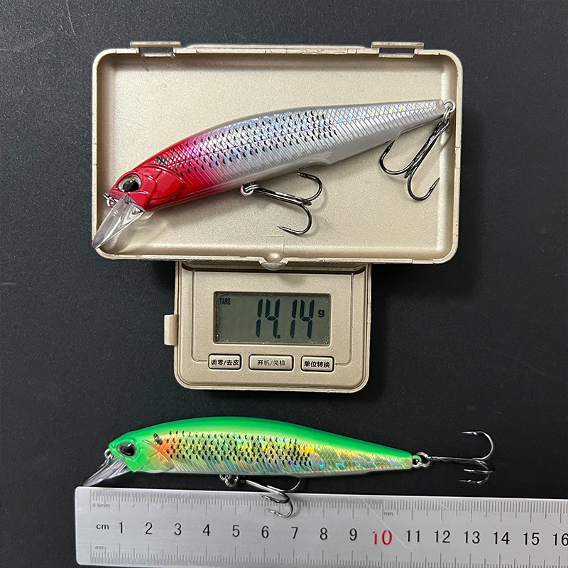 Señuelo jerkbait flotante 100F 14g con diseño realista
