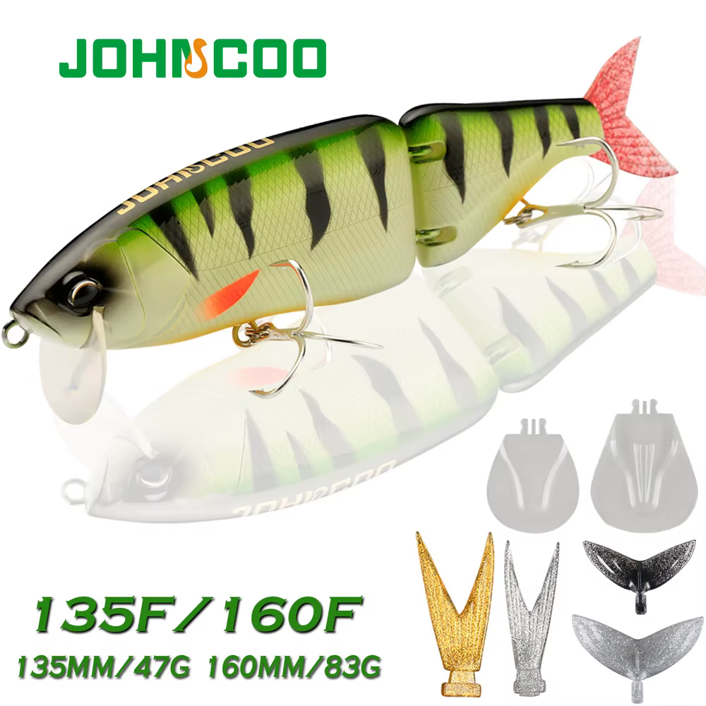JOHNCOO Señuelo Swimbait Duro 135/160mm Articulado para Depredadores - imagen 4