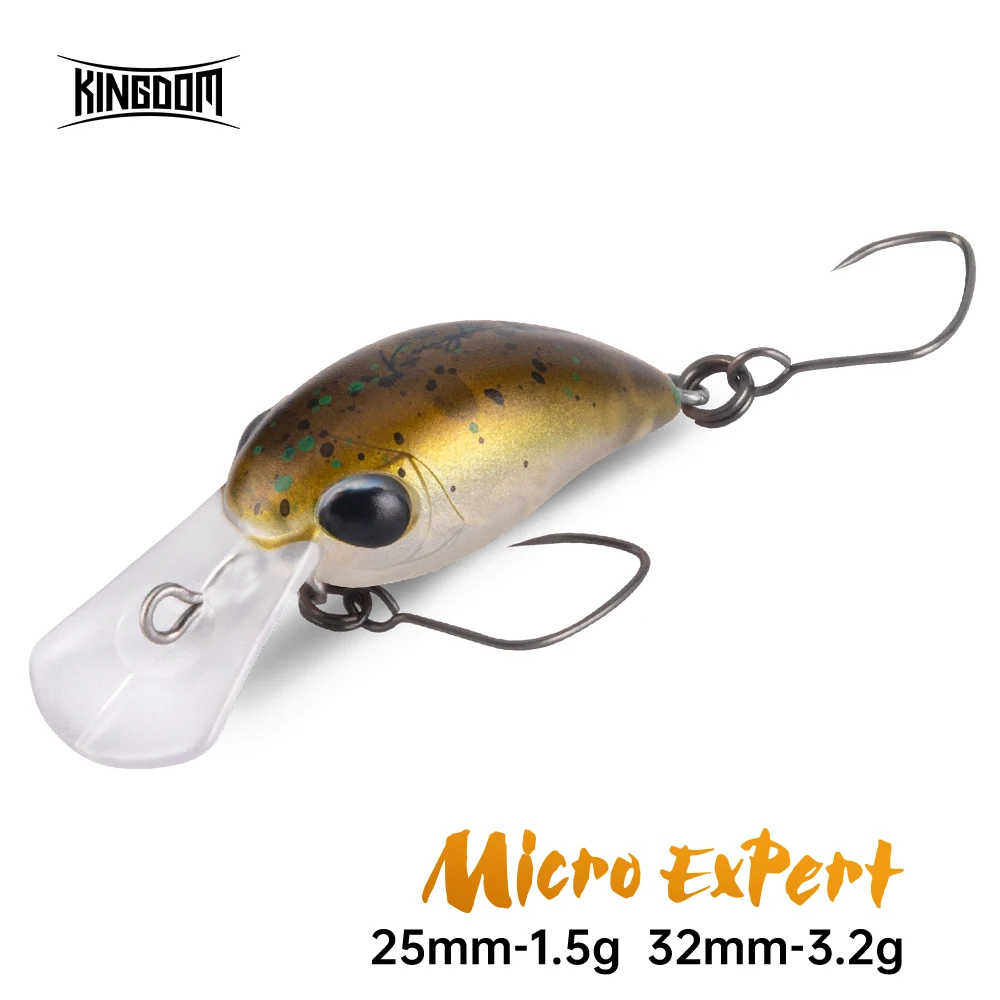 Kingdom Micro Expert Minnow – Señuelo flotante Topwater para trucha - imagen 2