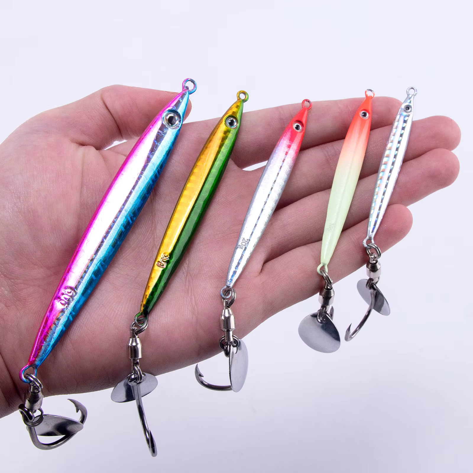 Jig Metálico Shore Casting 10-60g – Spoon agua salada para caballa y trucha marina - imagen 5