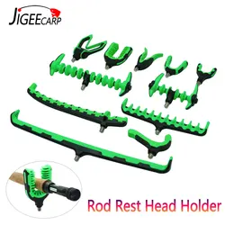 JIGEECARP reposacañas para pesca carp feeder buzz bar, soporte