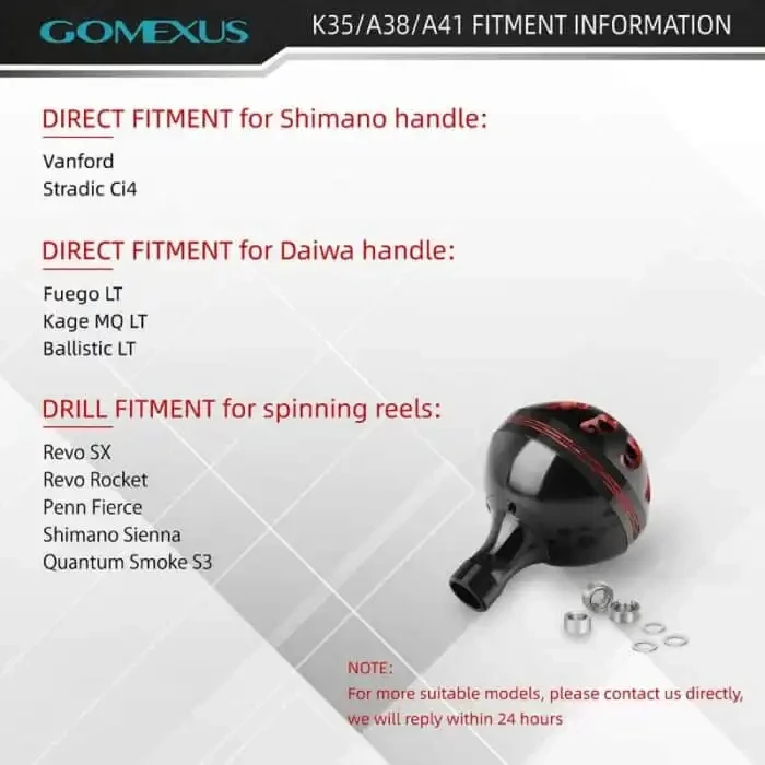 Perilla de manivela Gomexus para Shimano Stella Vanford Stradic - imagen 5