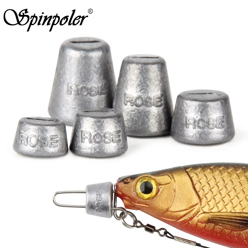 Jig Head Spinpoler – Sistema tornillo multiprofundidad peso 5-20g vinilo mar