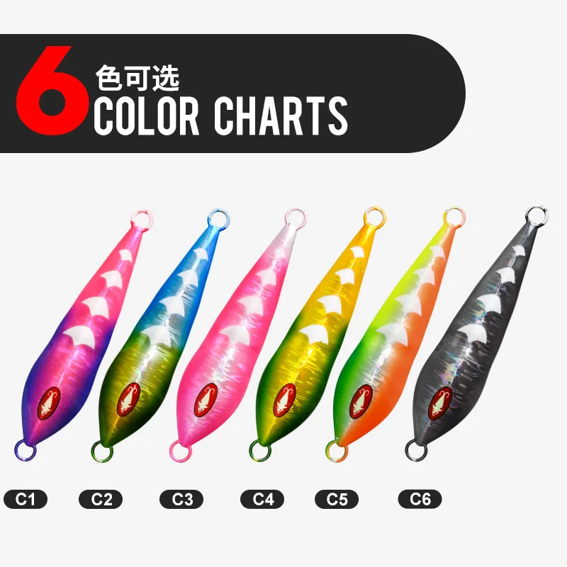 TEASER J154 Metal Jigging dardo cuchara para pesca en mar - imagen 5