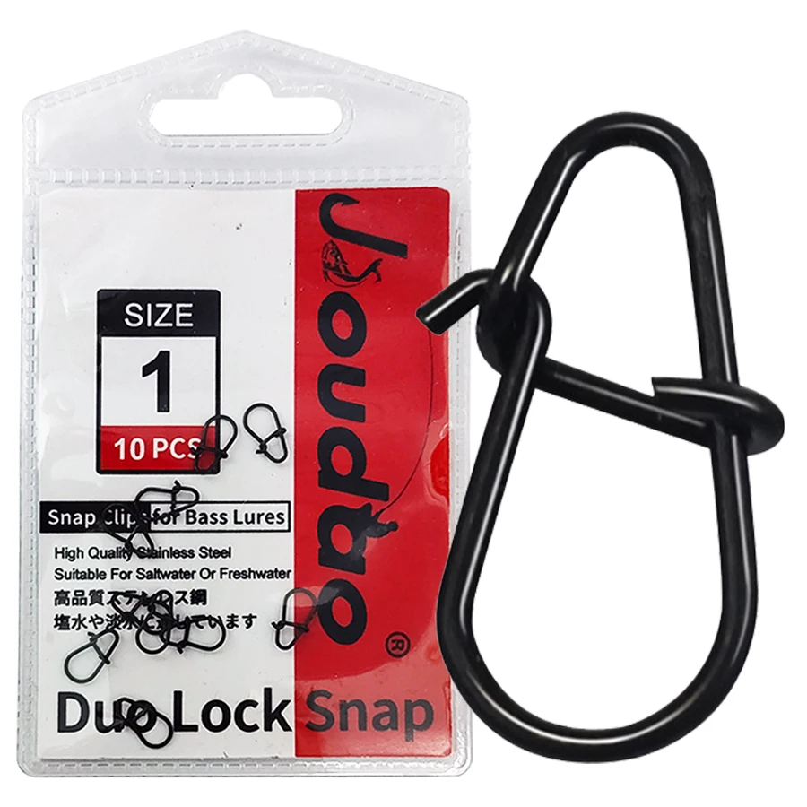 Duo Lock Snap Giratorio Inoxidable con Clip de Presión