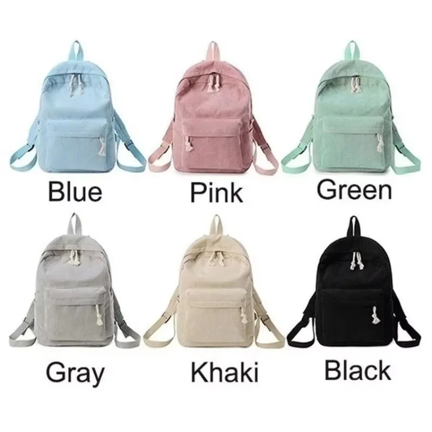 Mochila a rayas de gran capacidad minimalista para uso diario - imagen 5