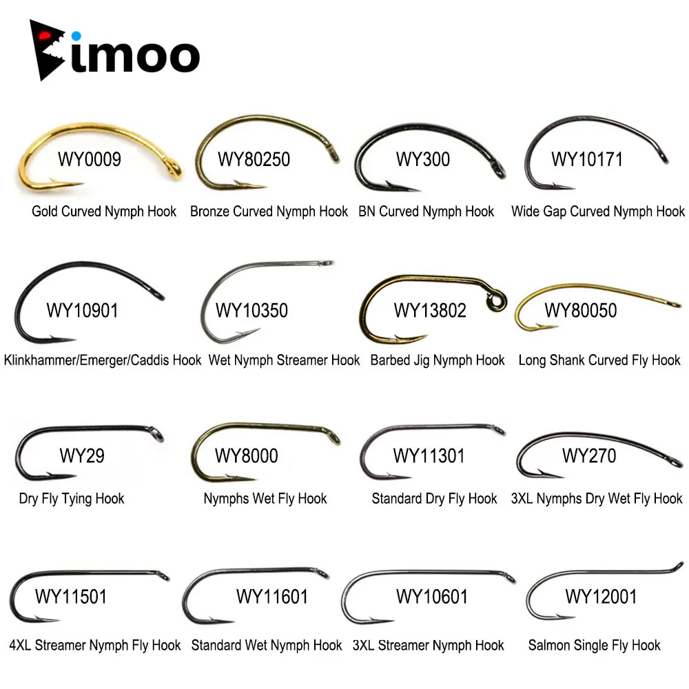 Bimoo Anzuelo Fly Tying Púas Carbono para Trucha - imagen 2