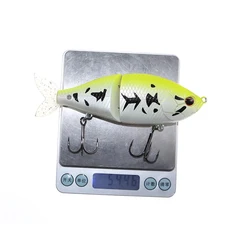 Señuelo Swimbait flotante de plástico duro para pez sol
