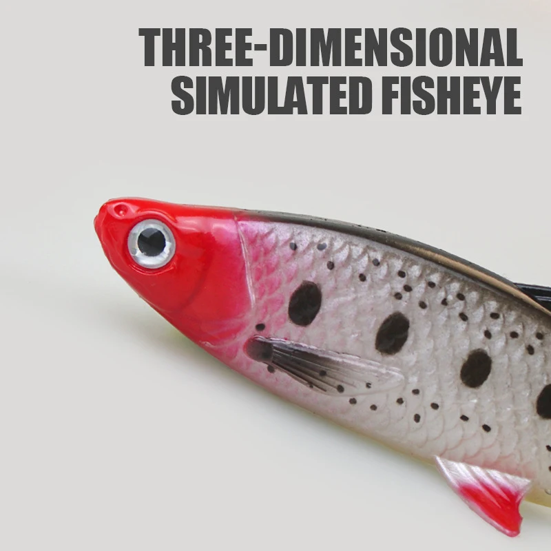 Señuelo de silicona con cola de paleta Swimbait para lubina rosa - imagen 5