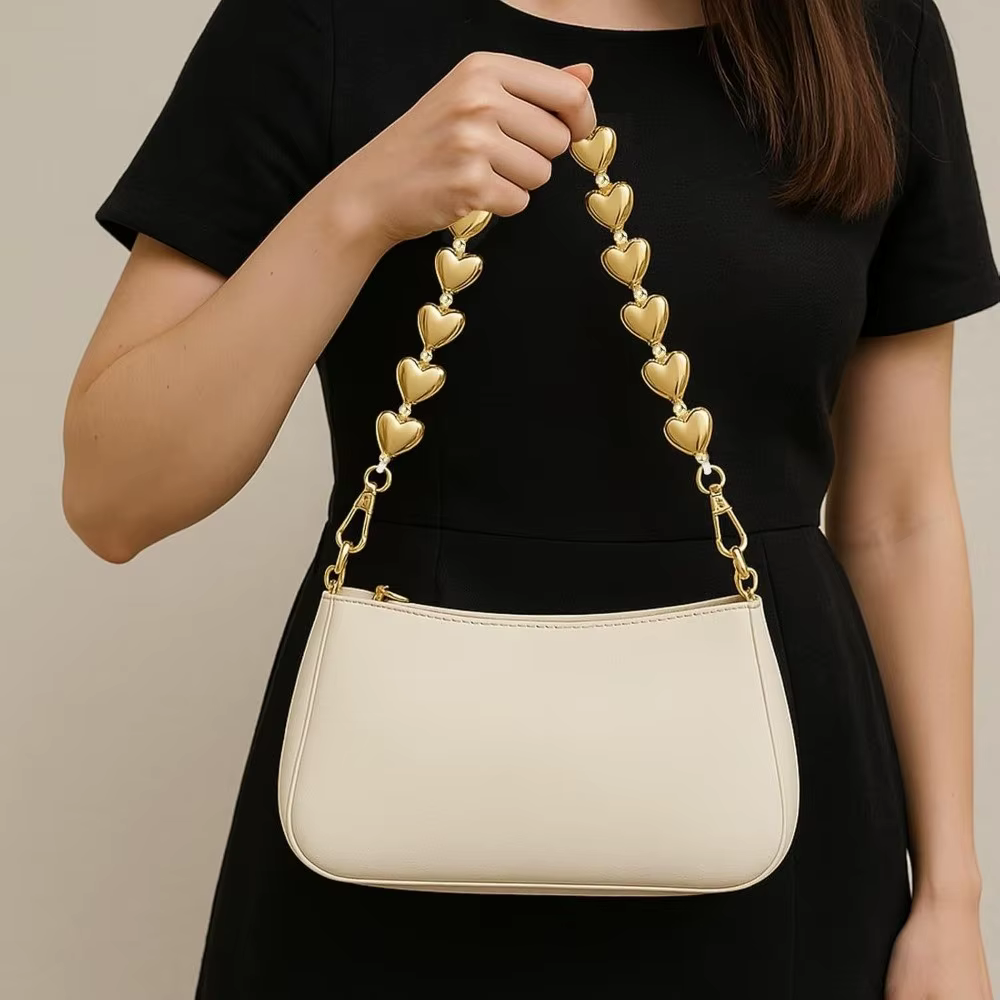 Cadena Extensora para Bolso Ajustable con Diseño Romántico y Adornos Premium - imagen 4
