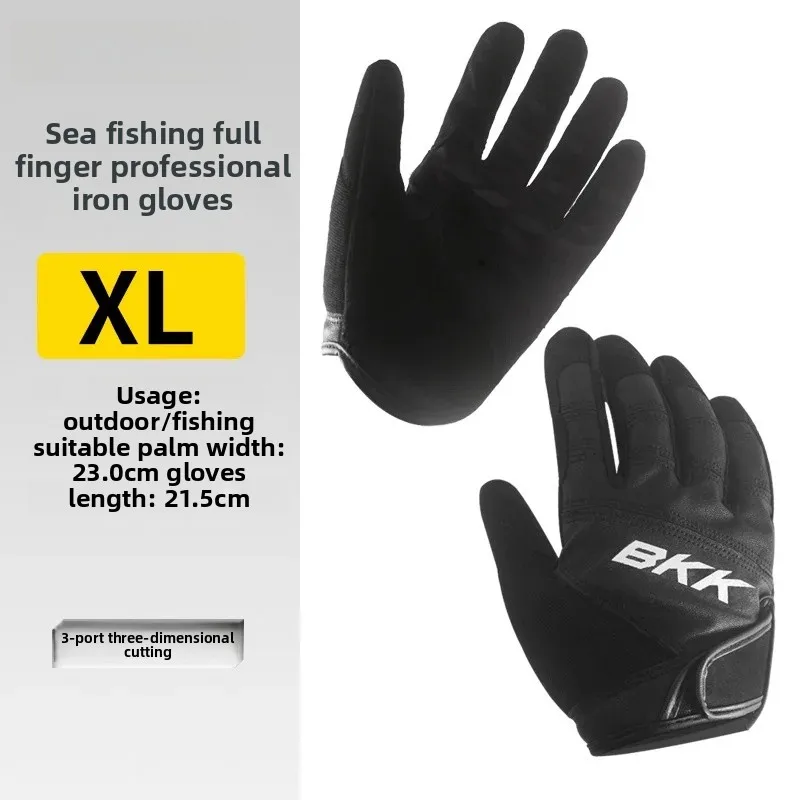 Guantes de pesca BKK antideslizantes medio dedo, transpirables - imagen 4