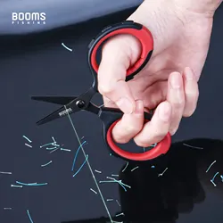 Booms Fishing S05 Tijeras de pesca – Acero inoxidable con titanio