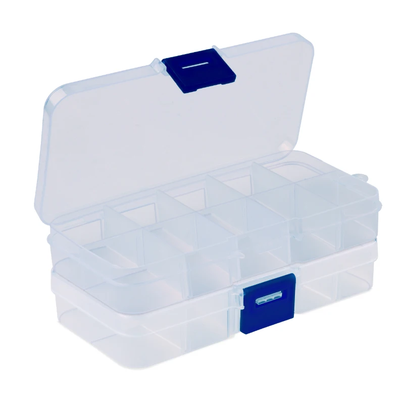 Caja de herramientas de pesca ajustable con rejilla de abrigo - imagen 5