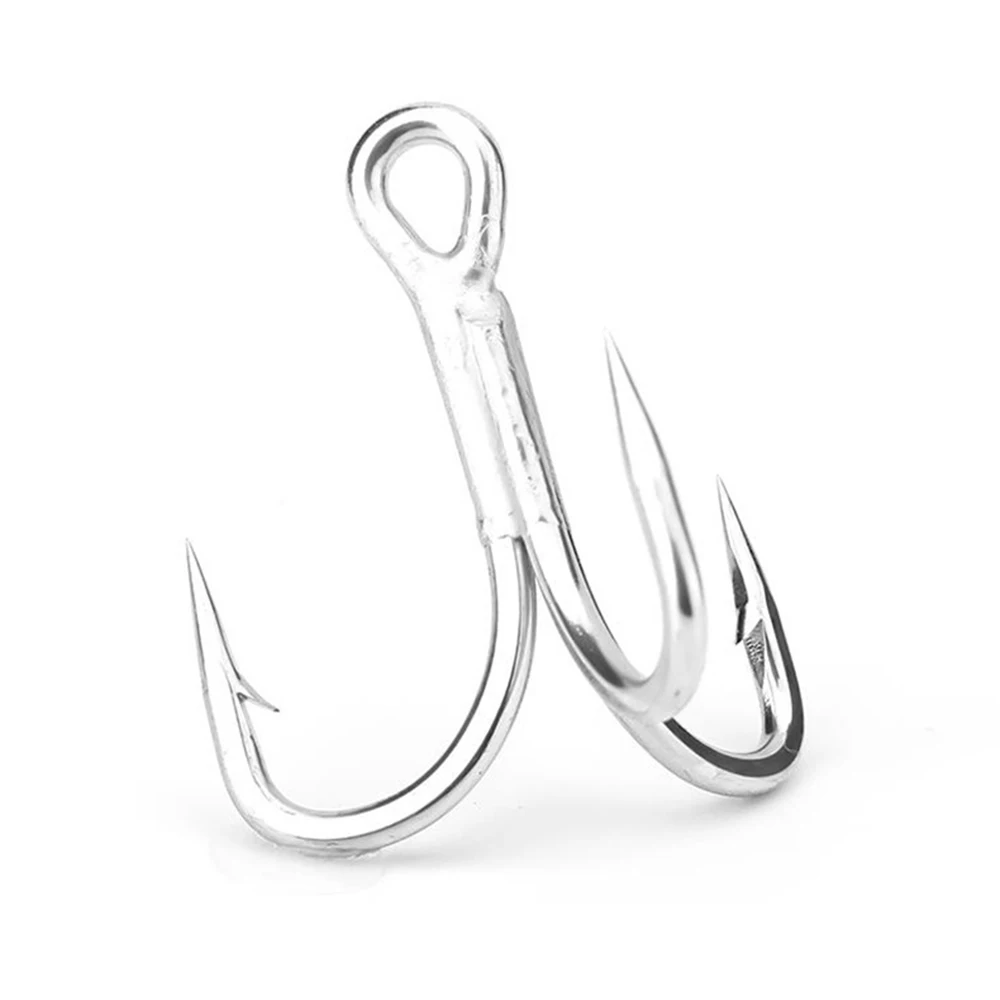 Anzuelos triples marinos de acero carbono alto – para pesca - imagen 5