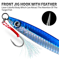Cuchara jig de metal slow PROBEROS para jigging costero