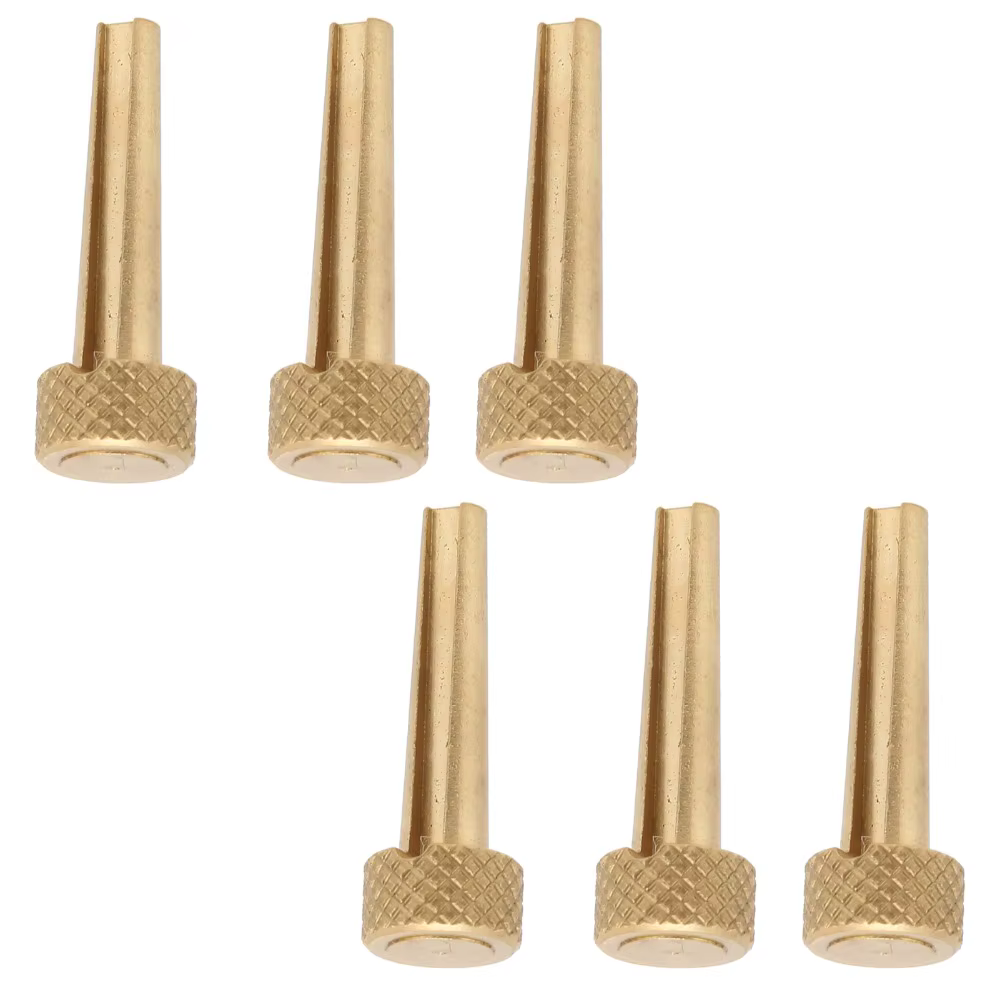 Púas de Puente Doradas para Guitarra Acústica – Pack de 6 Piezas en Cobre - imagen 5
