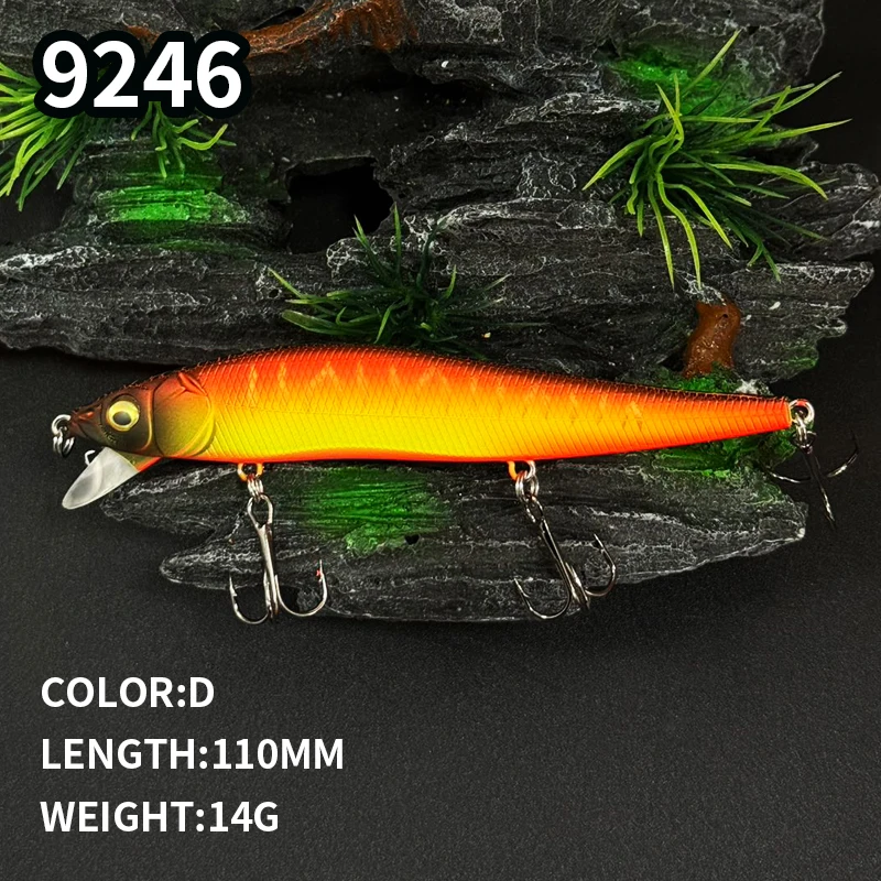 Acabado realista del señuelo minnow