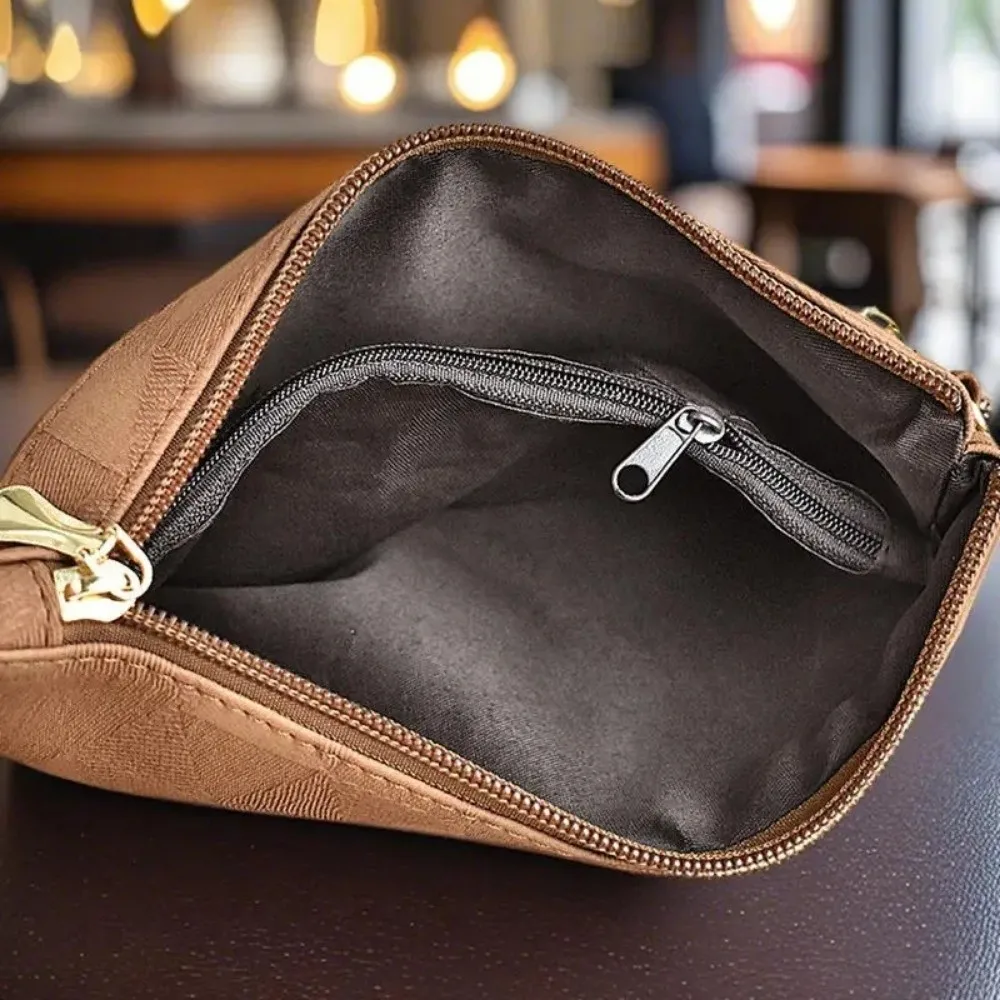 Cartera larga gran capacidad con cremallera y correa para muñeca - imagen 2