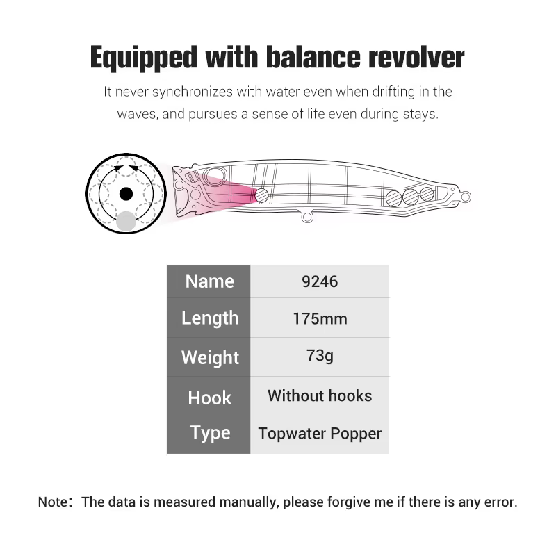 Noeby Feed Popper – Señuelo de superficie para atún y amberjack - imagen 2