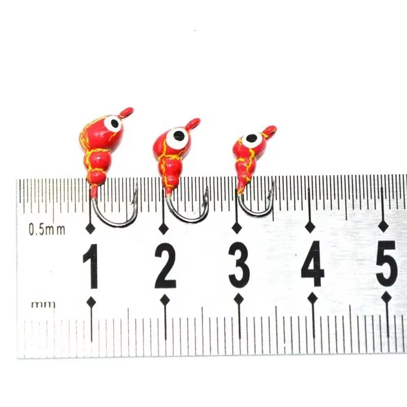 TAKEDO Anzuelo de hielo con forma caracol Jigbait para carpa y lubina - imagen 4