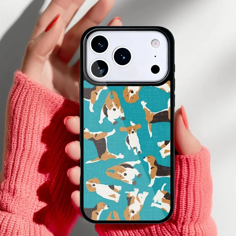 Funda para teléfono con ilustración de perro Beagle