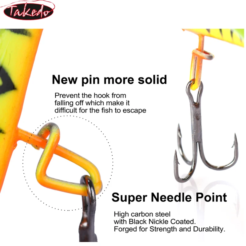 TAKEDO SP22 Señuelo Jigging Hielo – Equilibrado Rapala Swimbait - imagen 2