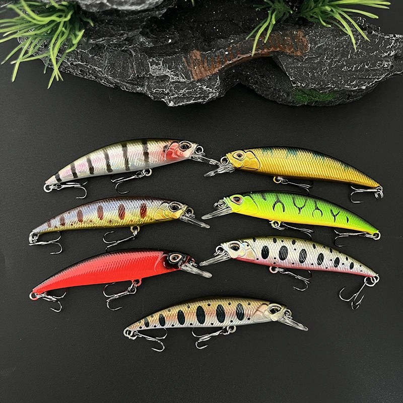Wobbler Minnow hundimiento lento para trucha, lubina y lucio - imagen 2