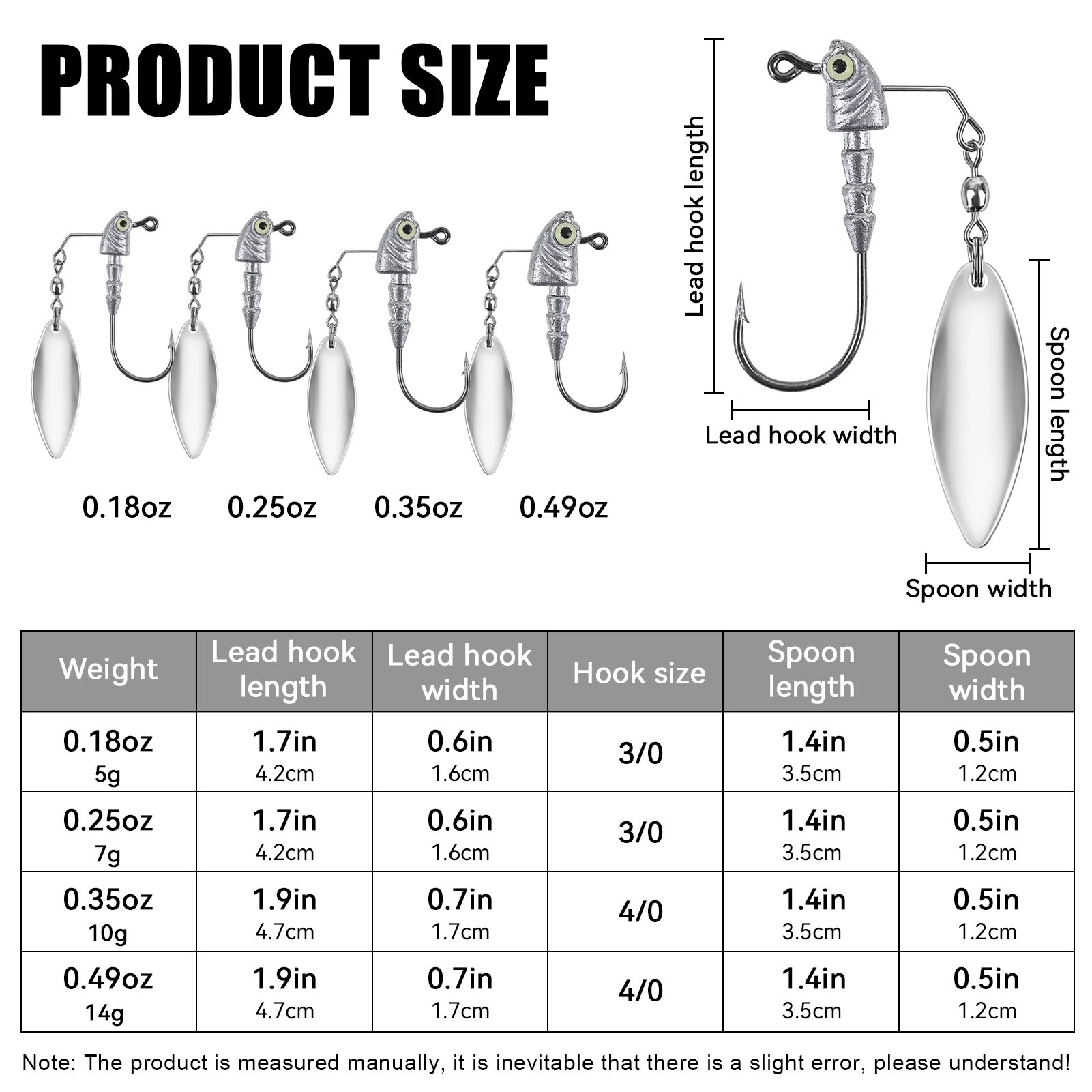 Free Fisher señuelos Jig Head con cuchilla giratoria para agua salada - imagen 2