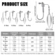 Free Fisher señuelos Jig Head con cuchilla giratoria para agua salada - imagen 2