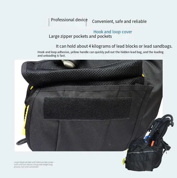BCD de buceo ligero con compensación de flotabilidad - imagen 3