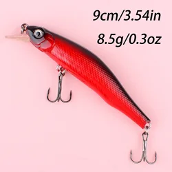 Wobbler Minnow flotante duro Jig Crankbait para carpa y lubina