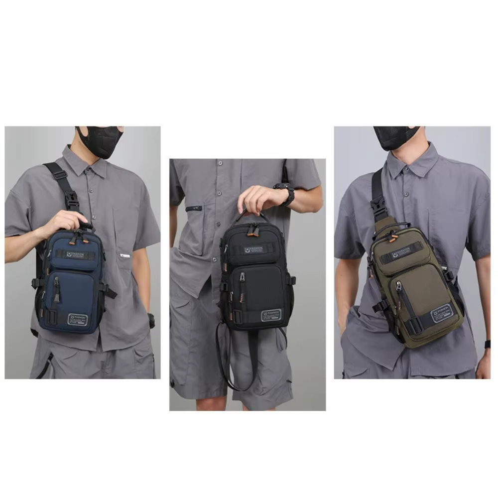 Bolso cruzado Oxford resistente