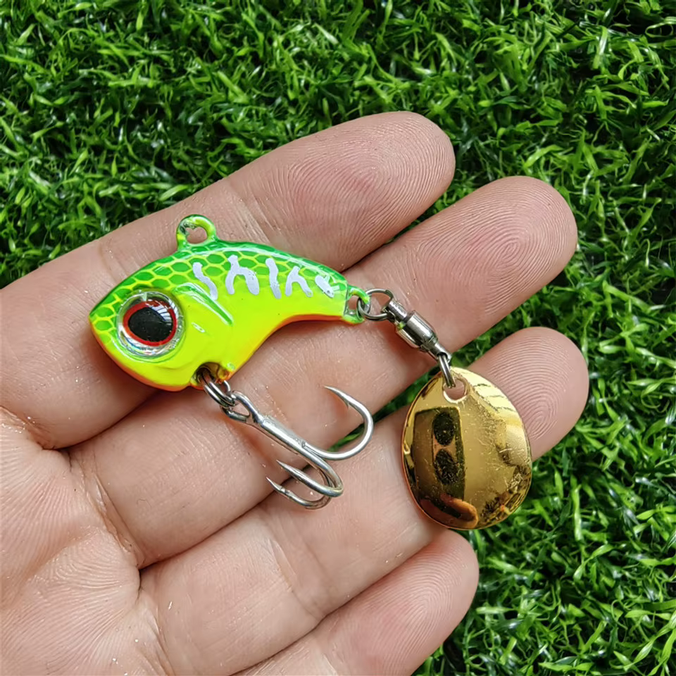 Señuelo Metal VIB giratorio 9-22g – Cuchara y Pin para pesca - imagen 4