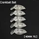 Crankbait flotantes sin pintar, señuelos para lucio y perca - imagen 4