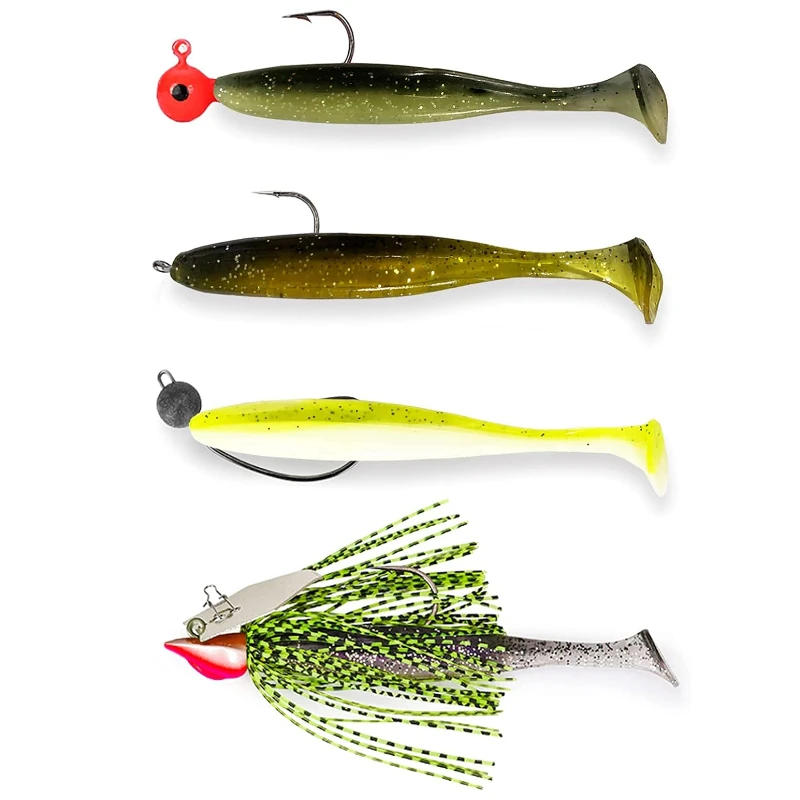 Señuelo Easy Shiner 9 cm en agua simulando movimiento