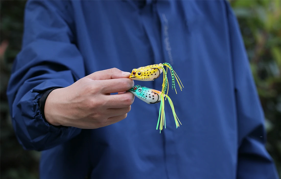 Señuelo de rana Hop Walker FishTrip con diseño realista