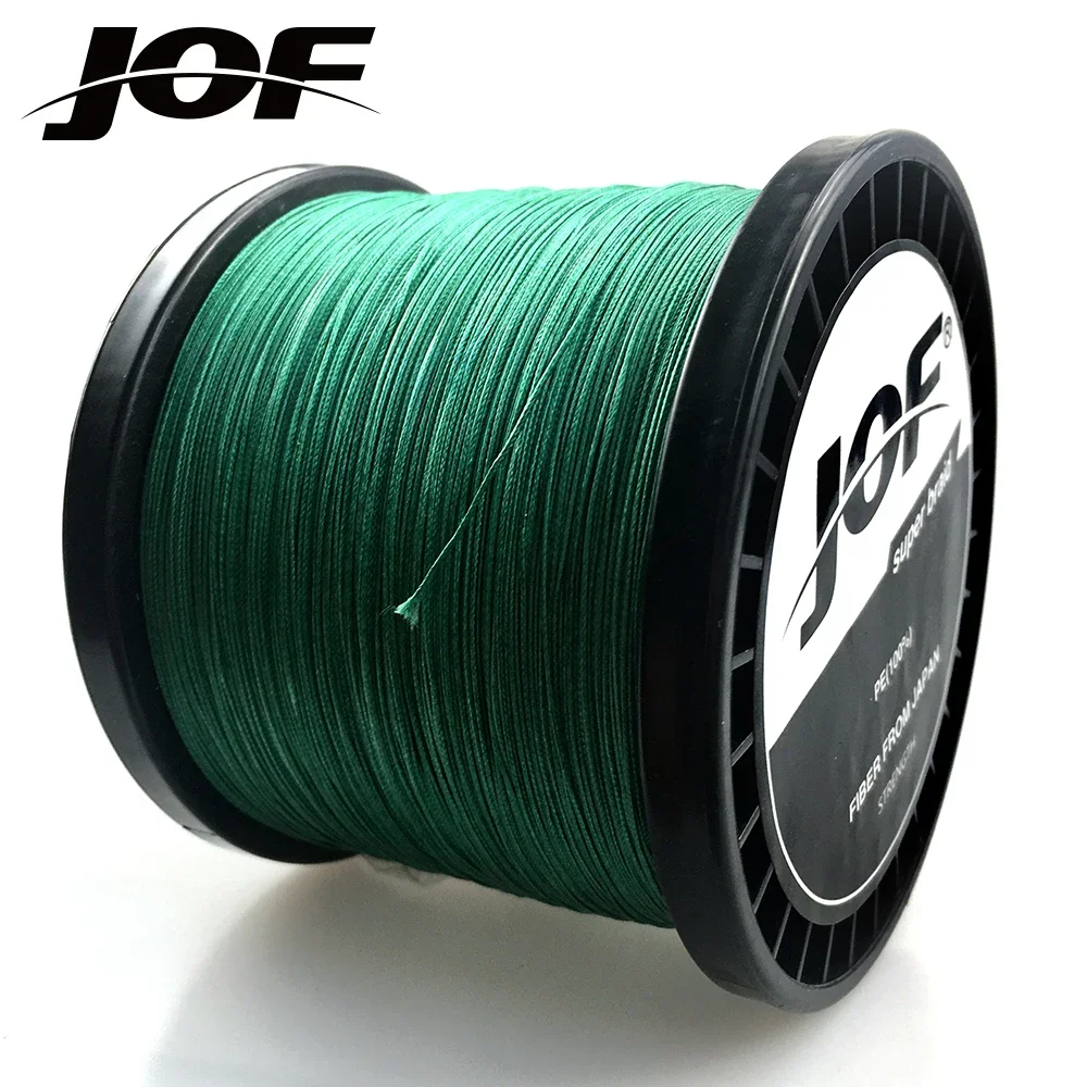 JOF Línea de Pesca Trenzada 4/8 Multifilamento para Carpa