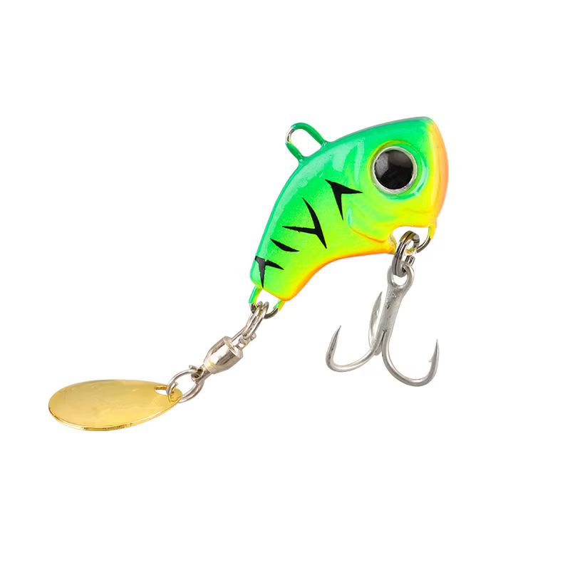 Señuelo cuchara vib con lentejuelas para pesca a mosca trucha - imagen 4
