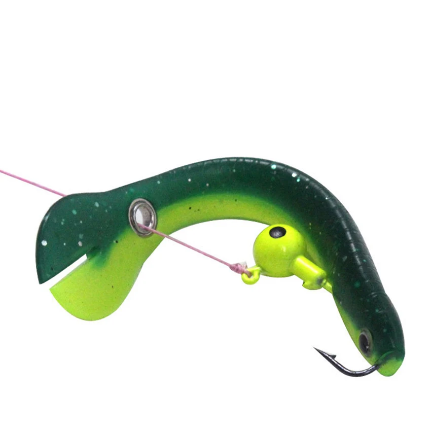 Señuelo wobbler de silicona – Lombriz biónica para pesca ligera - imagen 2