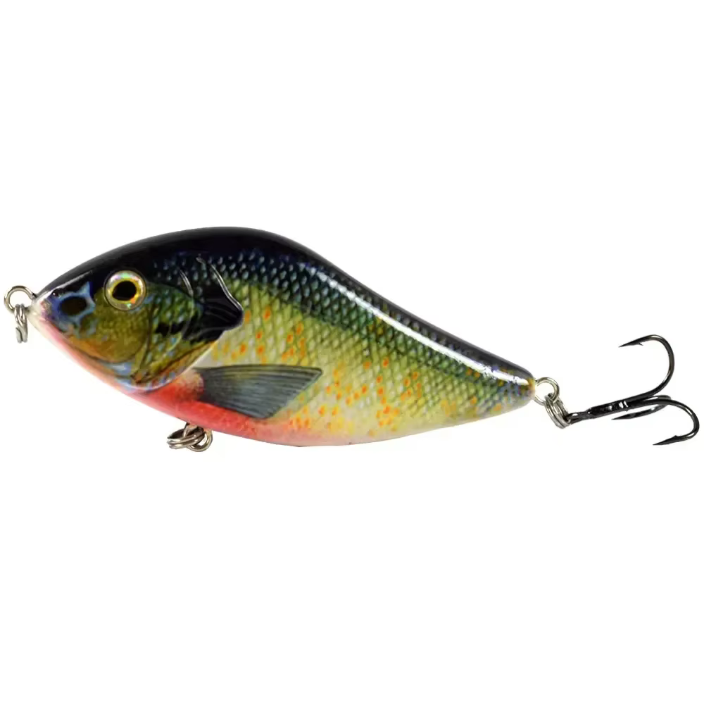 Jerkbait duro hundimiento lento para lucio con acción de natación - imagen 4