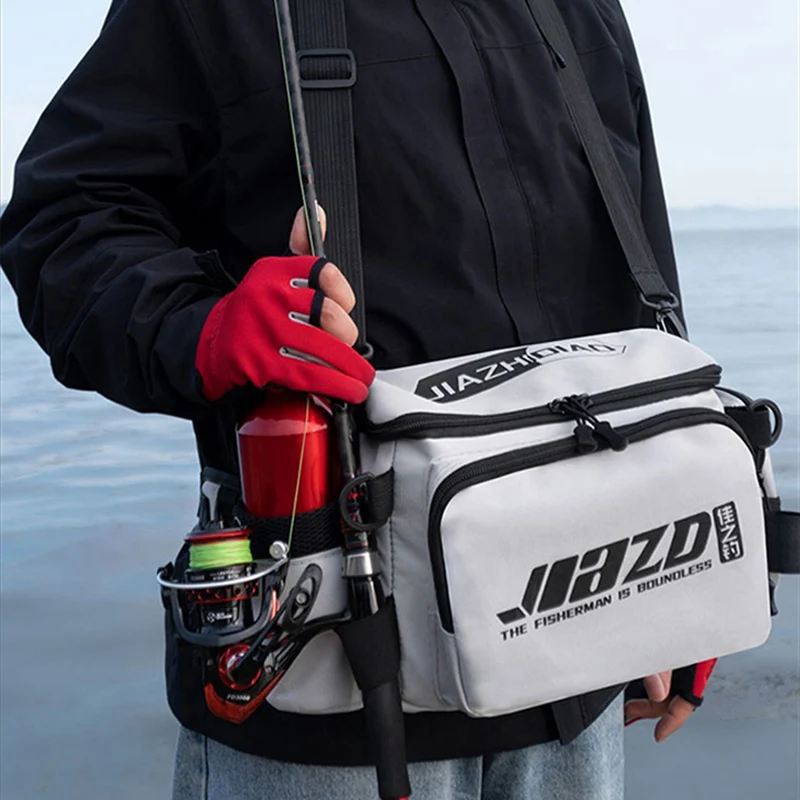 Bolsa impermeable portacañas con cinturón táctico de pesca - imagen 2