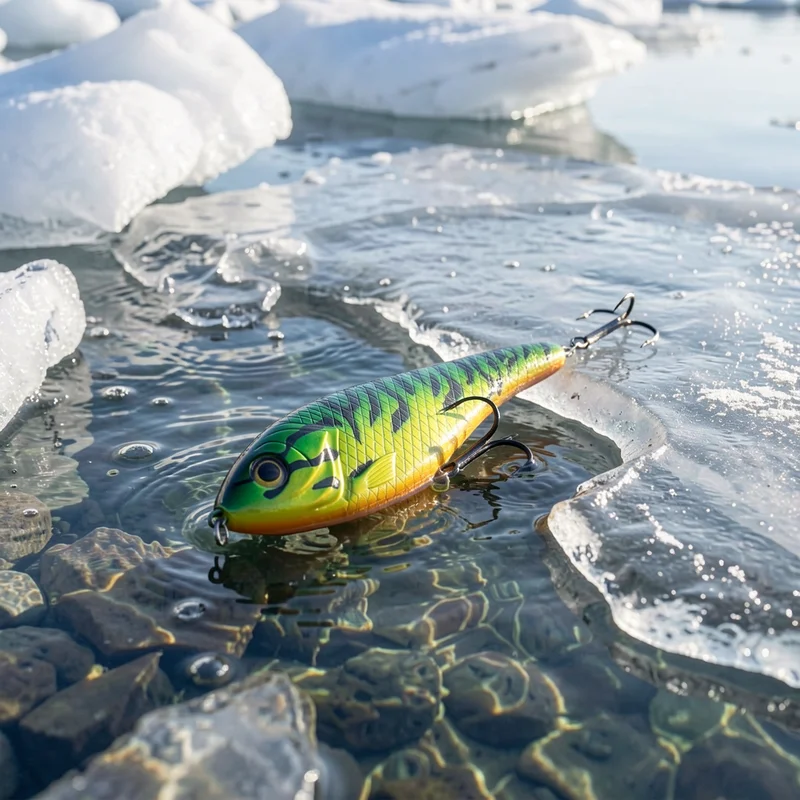 Jerkbait para lucio hundimiento rápido S-Swim, gran lanzamiento - imagen 3