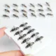 Moscas artificiales Griffith Ant negras para trucha – señuelo - imagen 3
