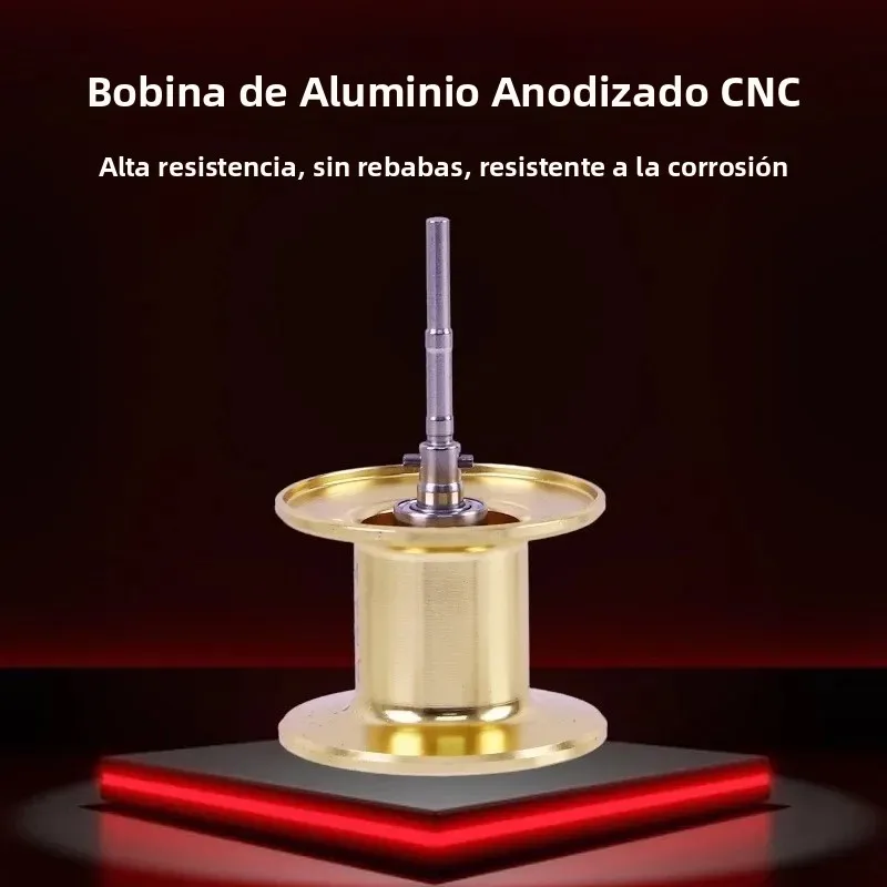 Carrete baitcasting Huidiao con freno magnético anti-retroceso para trucha