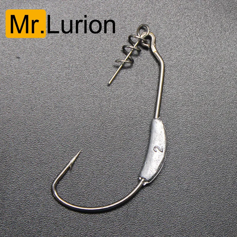 MrLurion anzuelo Jig Head con bloqueo giratorio para vinilo y lucio - imagen 3